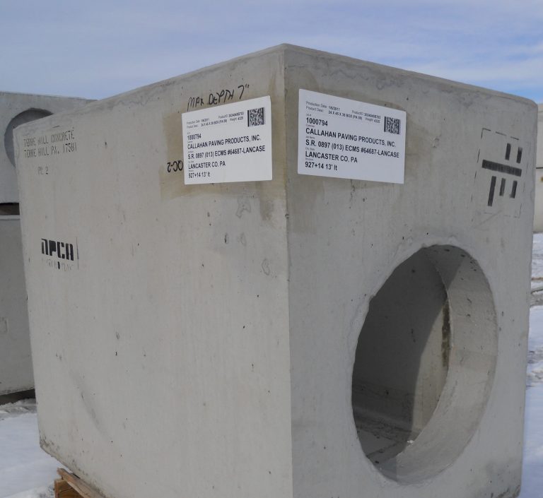 Barcodes 001 Terre Hill Concrete Products